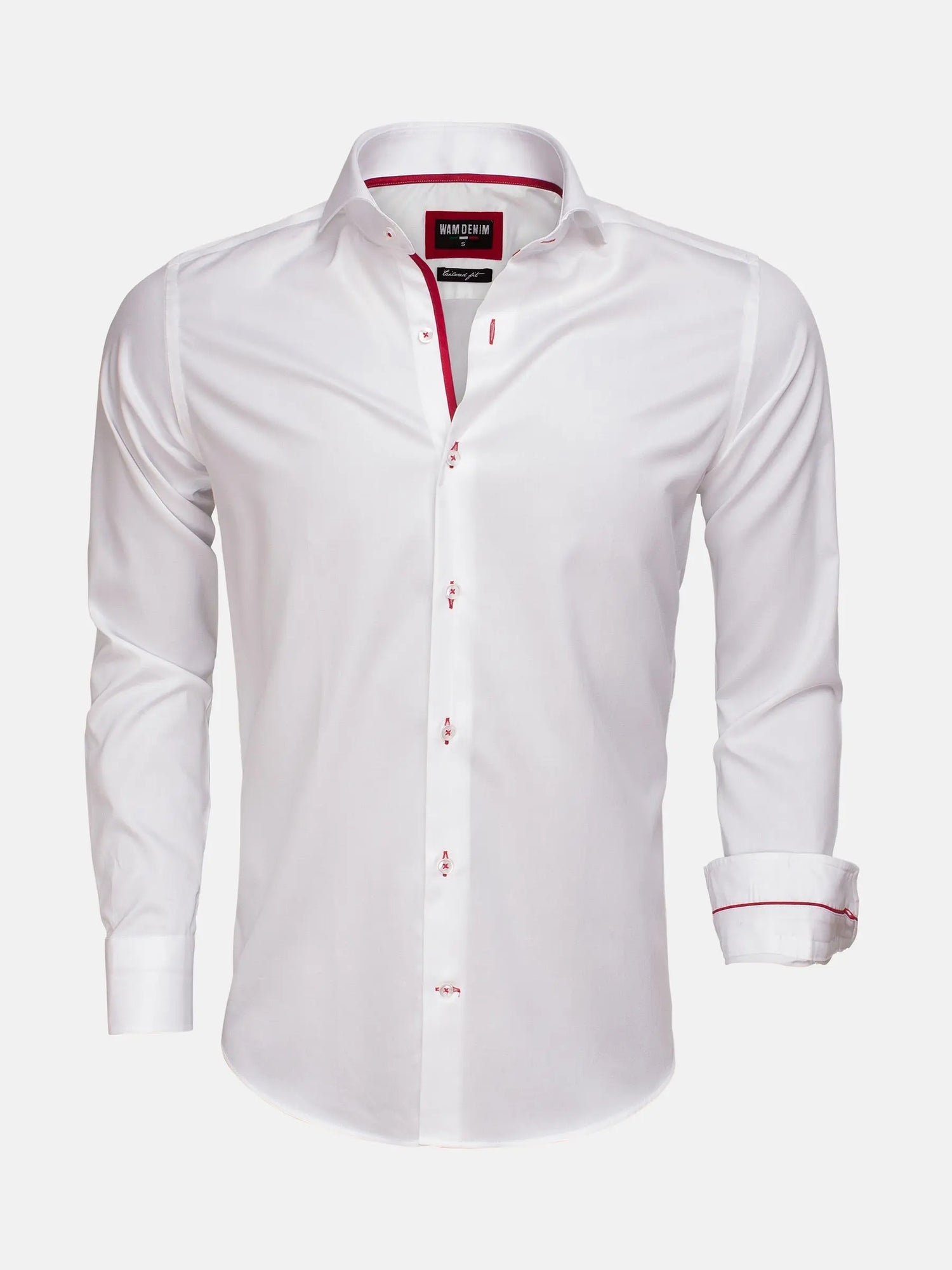 Shirt Long Sleeve 75525 Jaen White 6XL