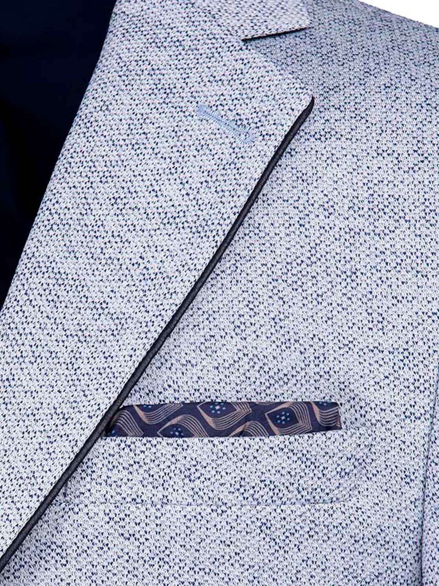 Catania Modern Fit White Navy Blazer 62