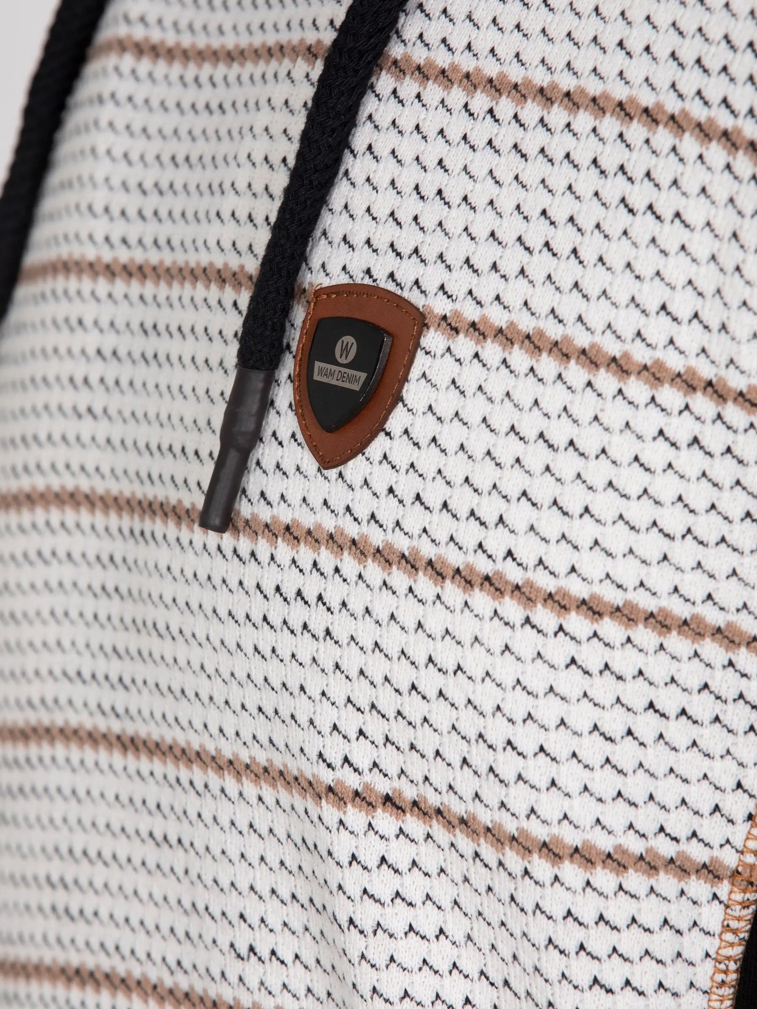 Muro Striped Off-White Sweater 6XL