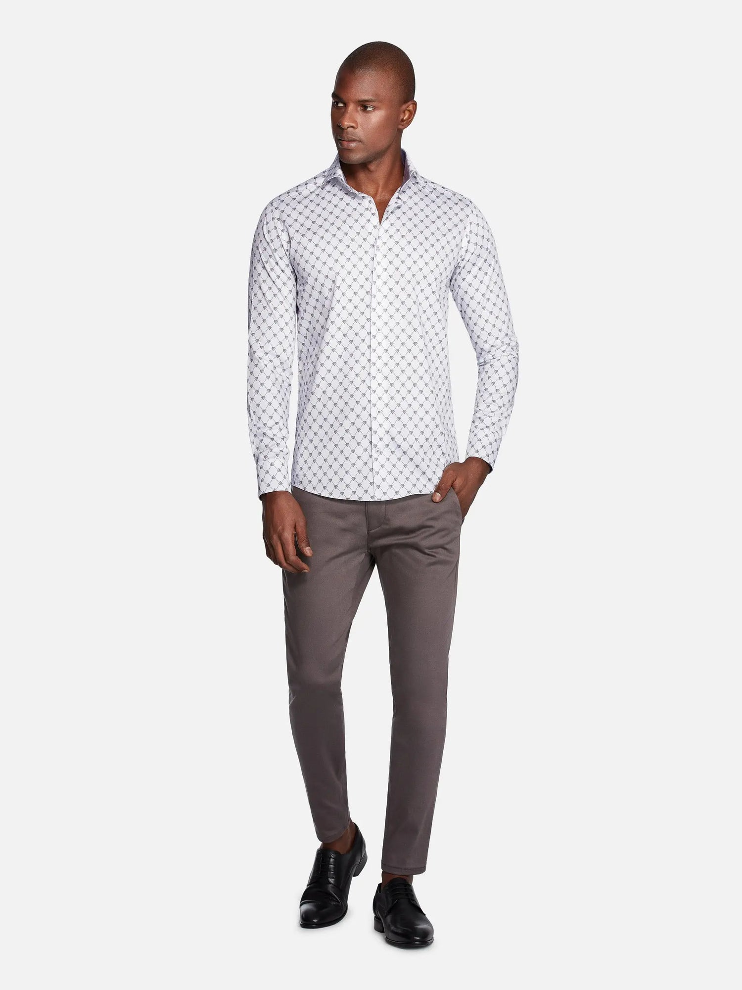 Classic Derby Blk Shoes 45