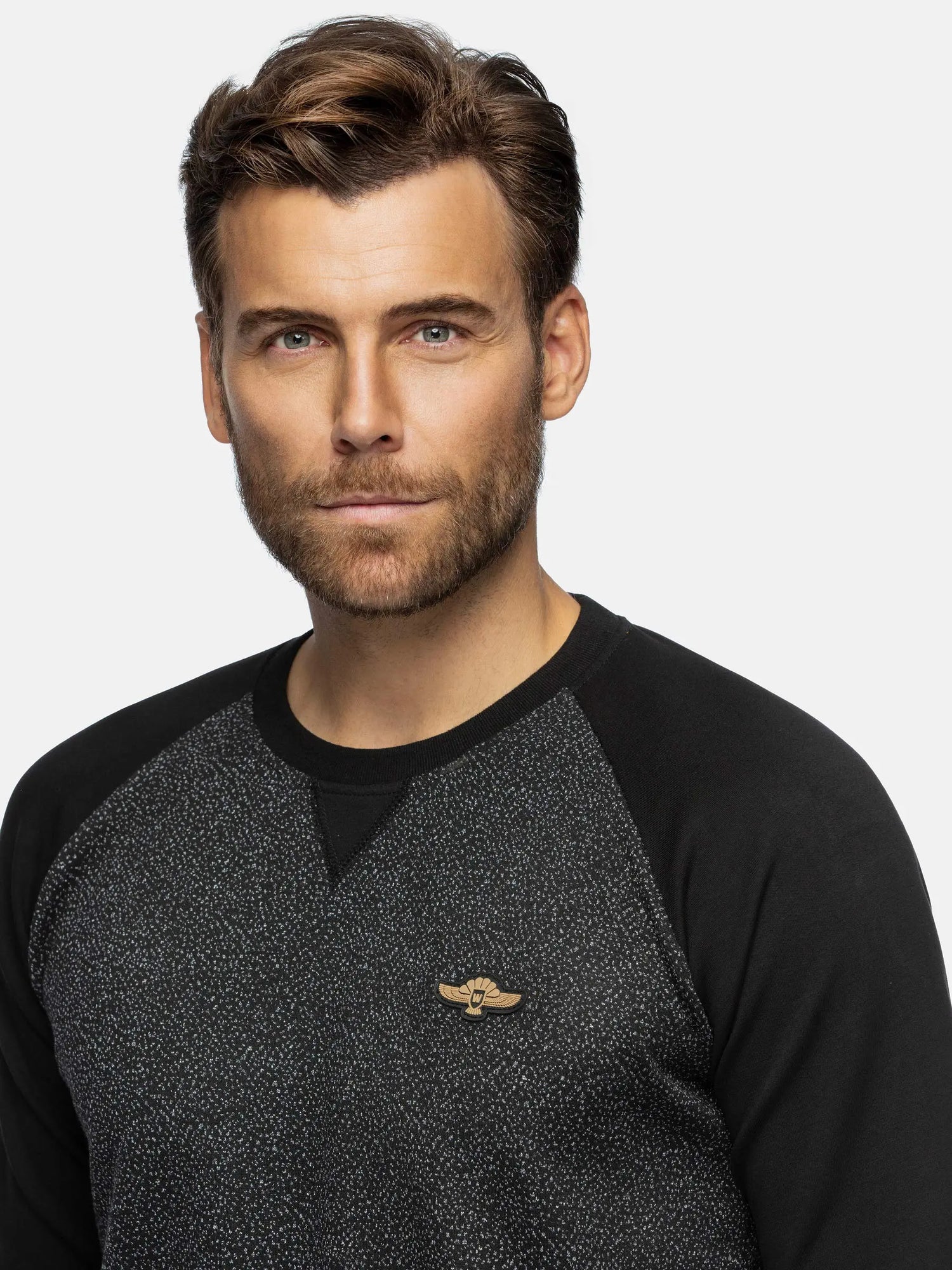 Pelada Crew Neck Black Sweater 6XL