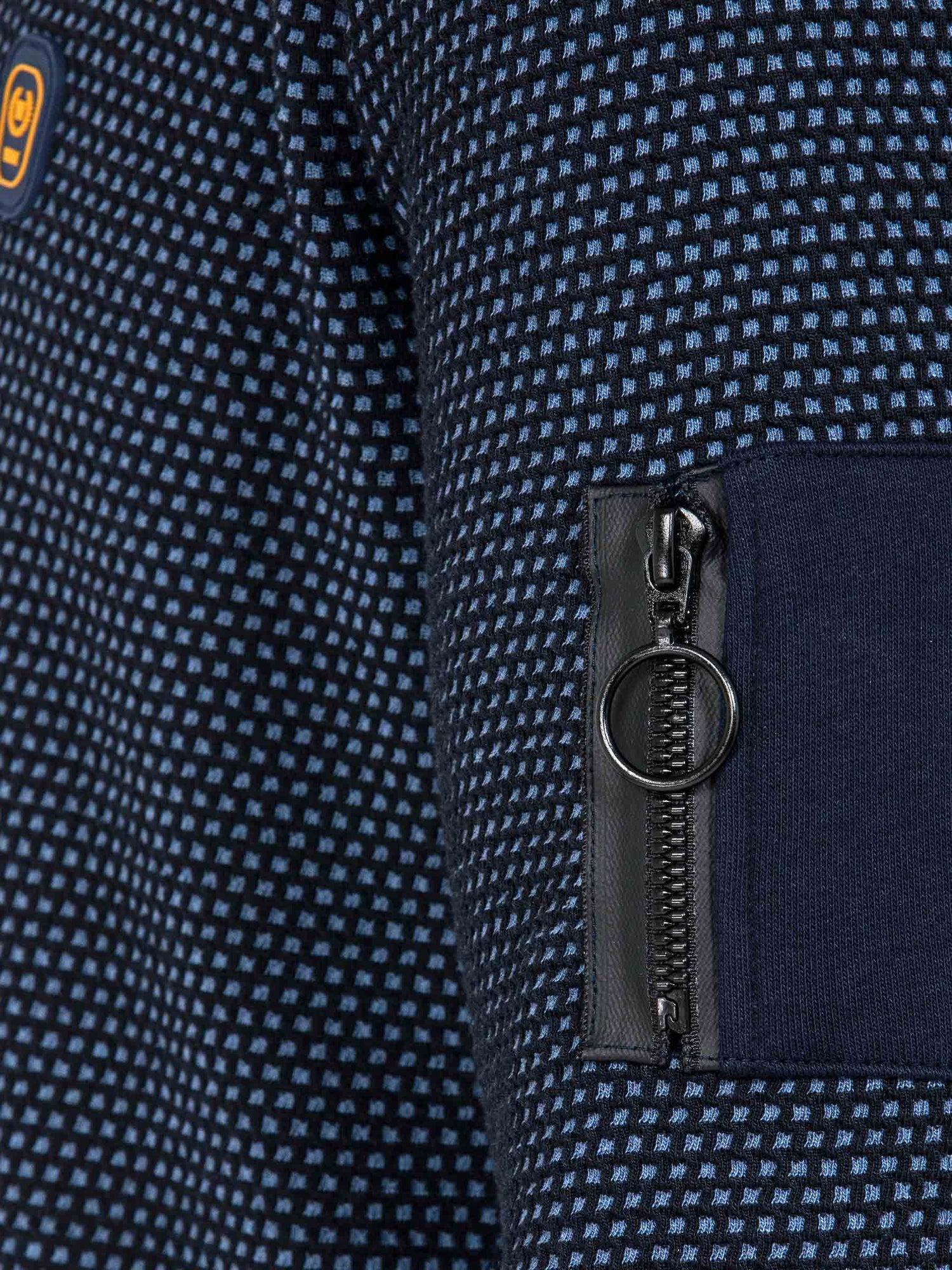 Foyel Crew Neck Navy Sweater 6XL