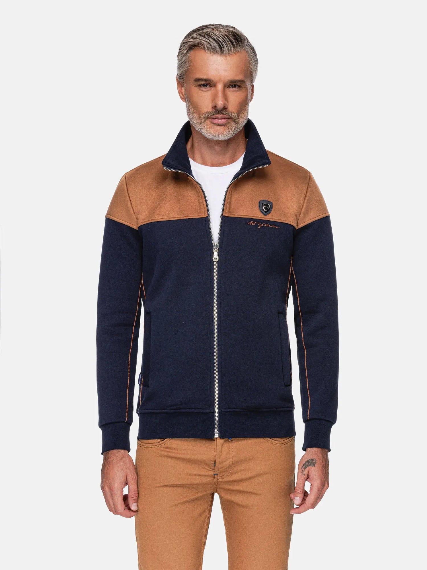 Maiden High Neck Navy Vest 6XL