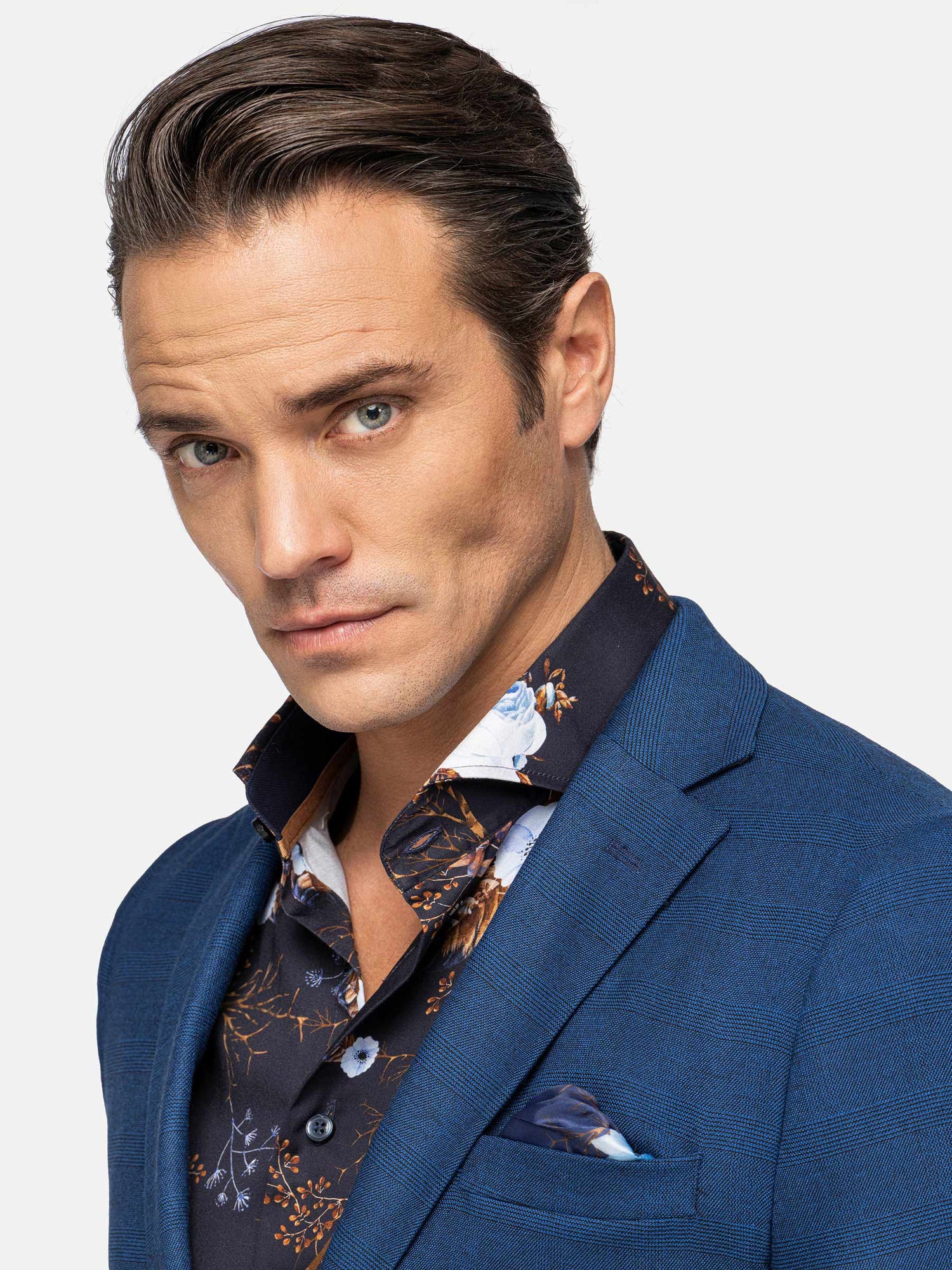 Gimont Single Breasted Navy Blazer 60