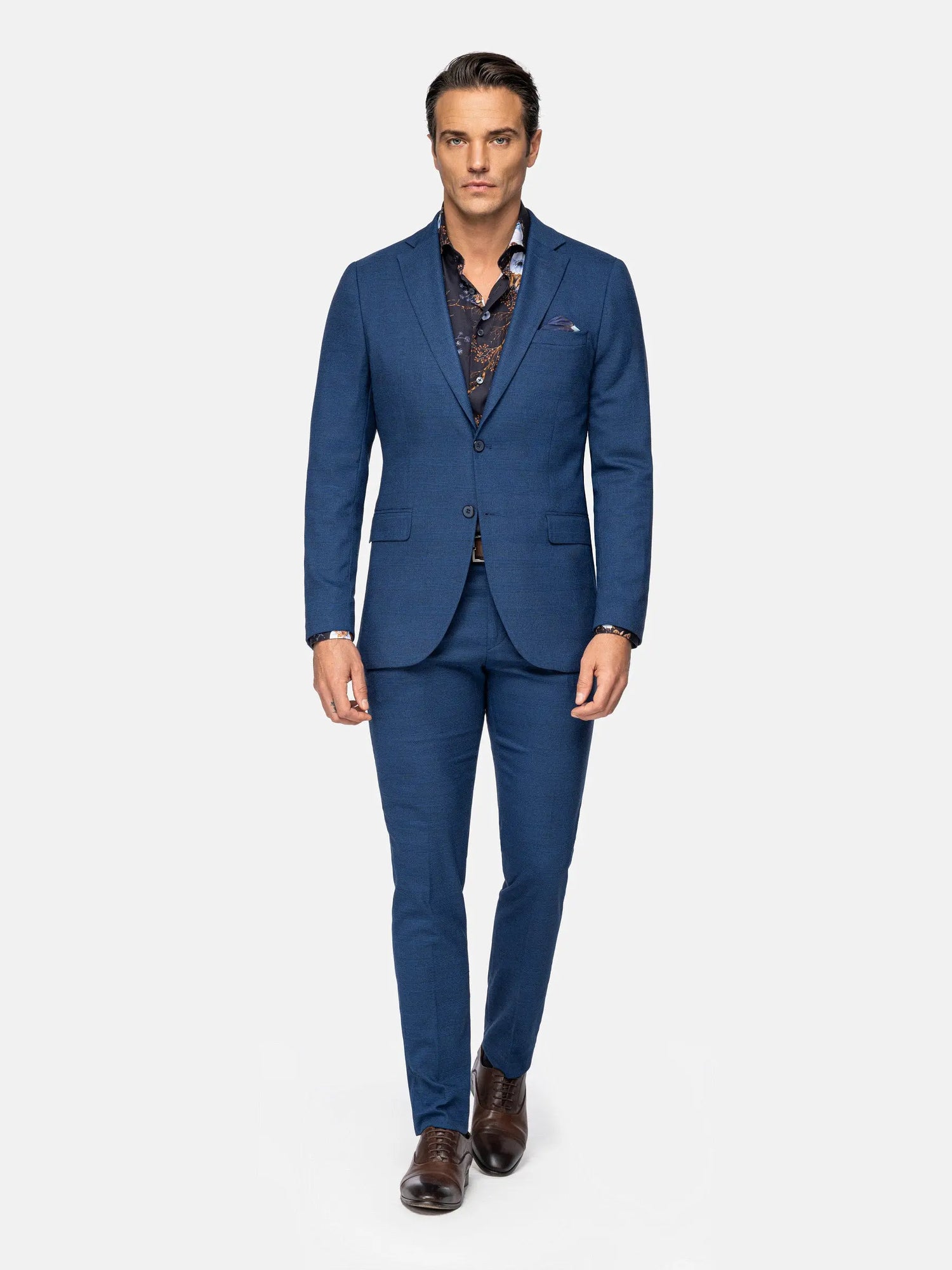 Gimont Single Breasted Navy Blazer 60