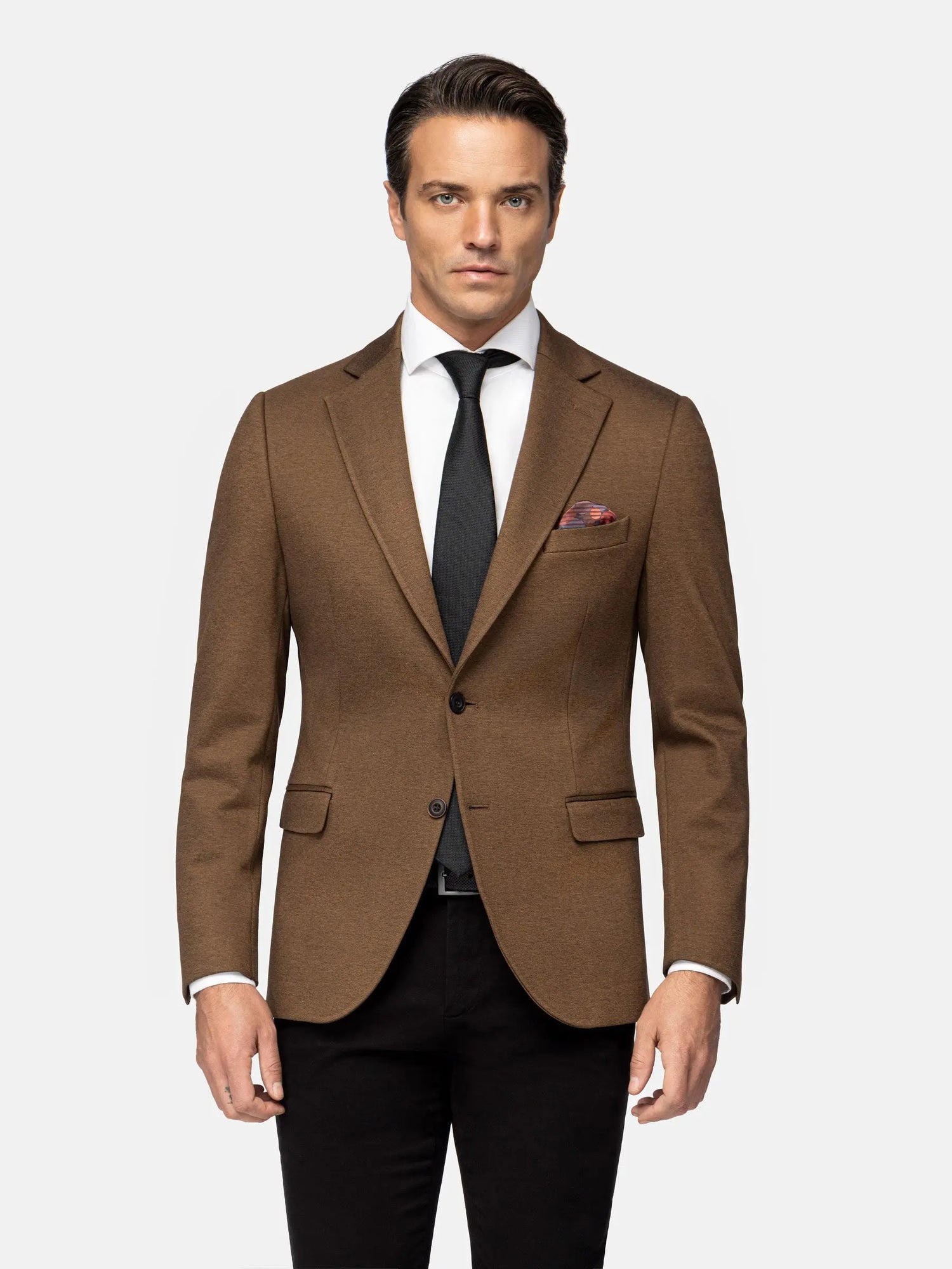 Crouse Wide lapel Brown Blazer 60