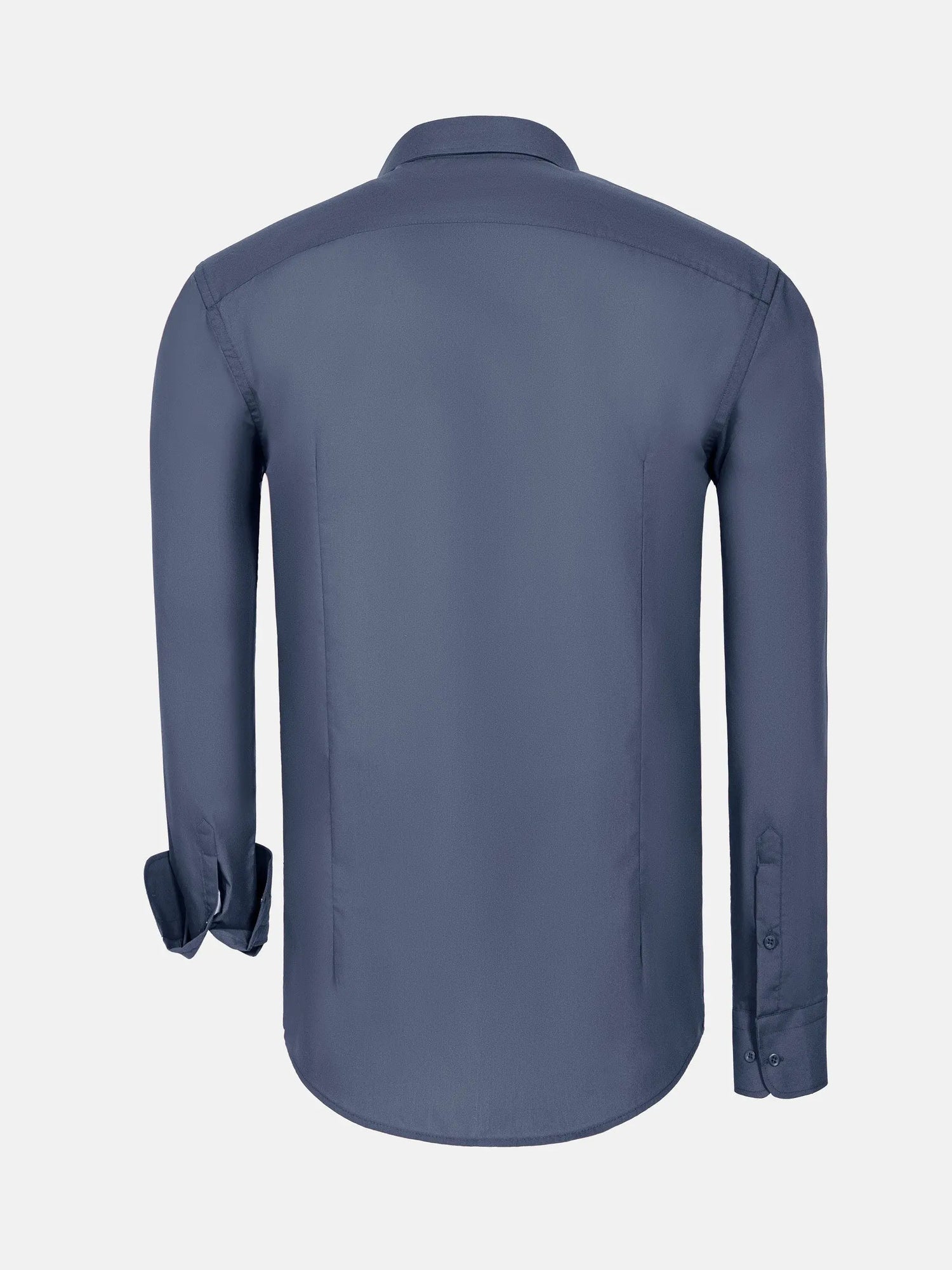 Leira Solid Anthrite Long Sleeve Shirt 6XL
