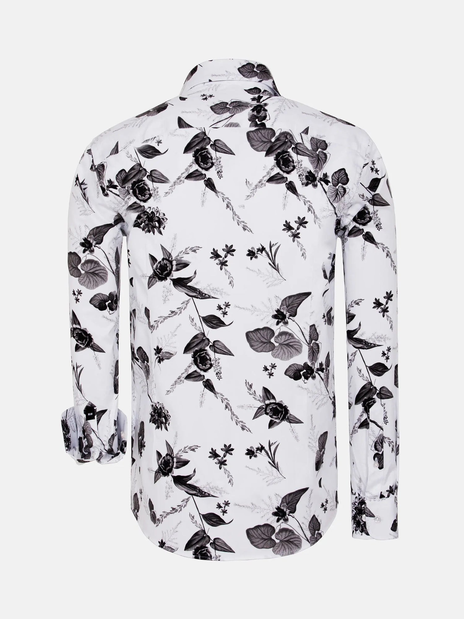 Oasis White Floral Print Long Sleeve Shirt 6XL