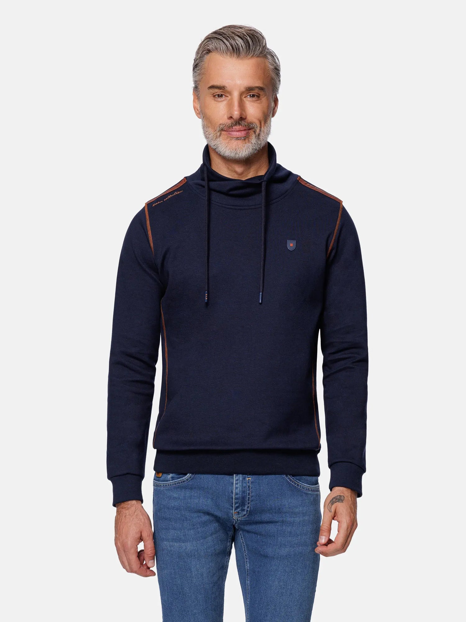 Horizon Turtleneck Navy Sweater 6XL