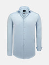 William Blue Slim Fit Mena Cotton Shirt 6XL