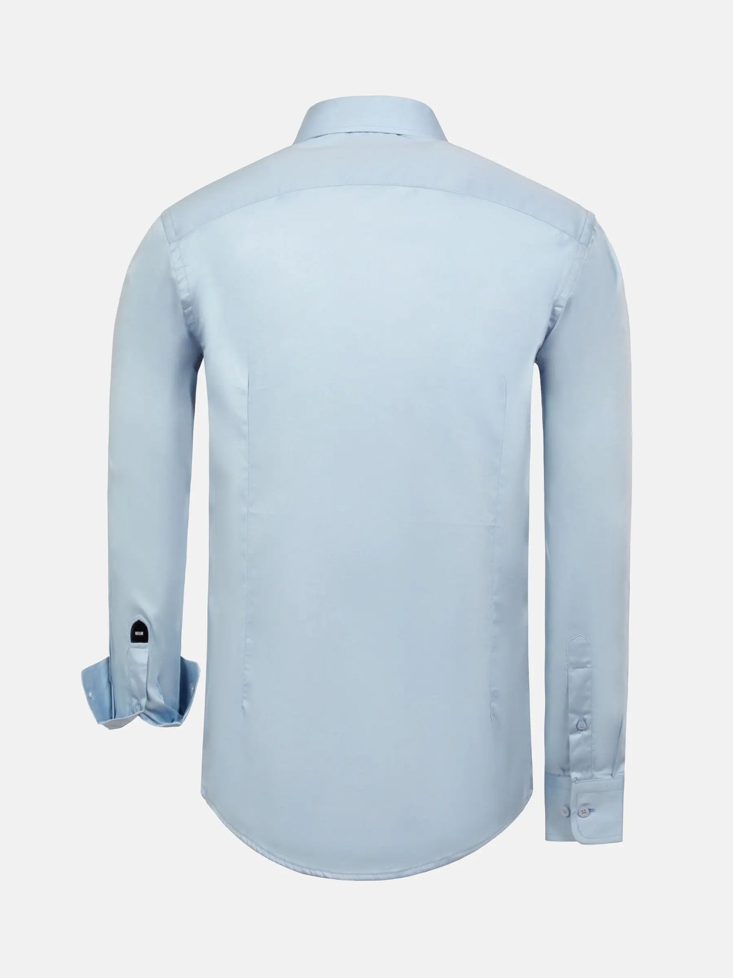 William Blue Slim Fit Mena Cotton Shirt 6XL
