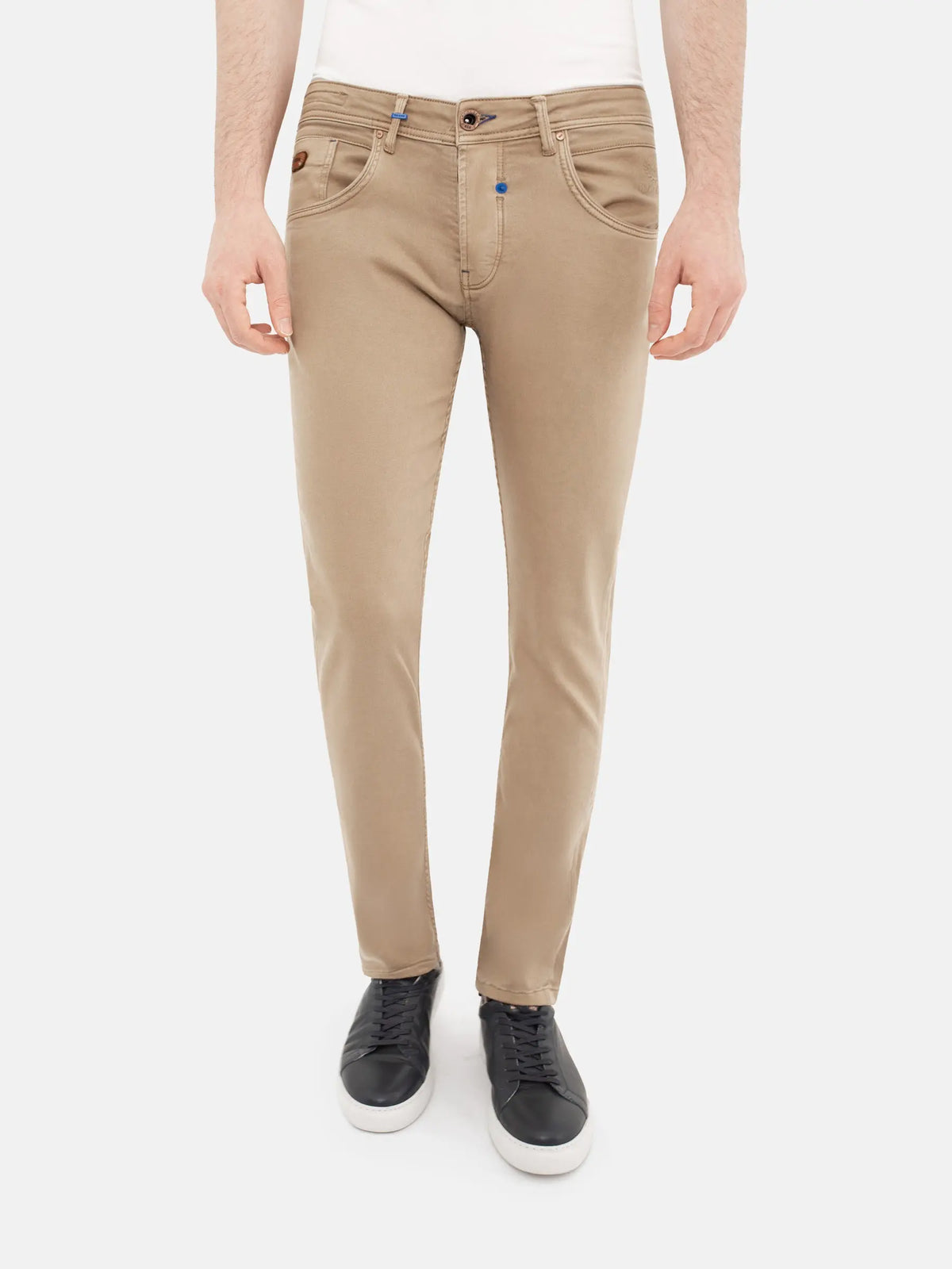 Sahara Button Closure Light Beige Jeans 40-32