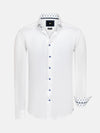 Cassio White Non-Iron Business Shirt 6XL