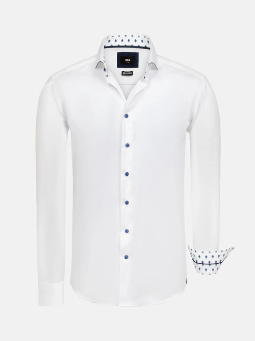 Cassio White Non-Iron Business Shirt 6XL