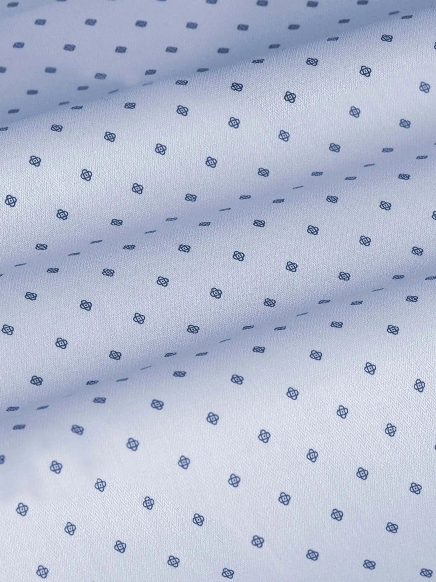 Emiliano Slim Fit Blue Long Sleeve Shirt 6XL