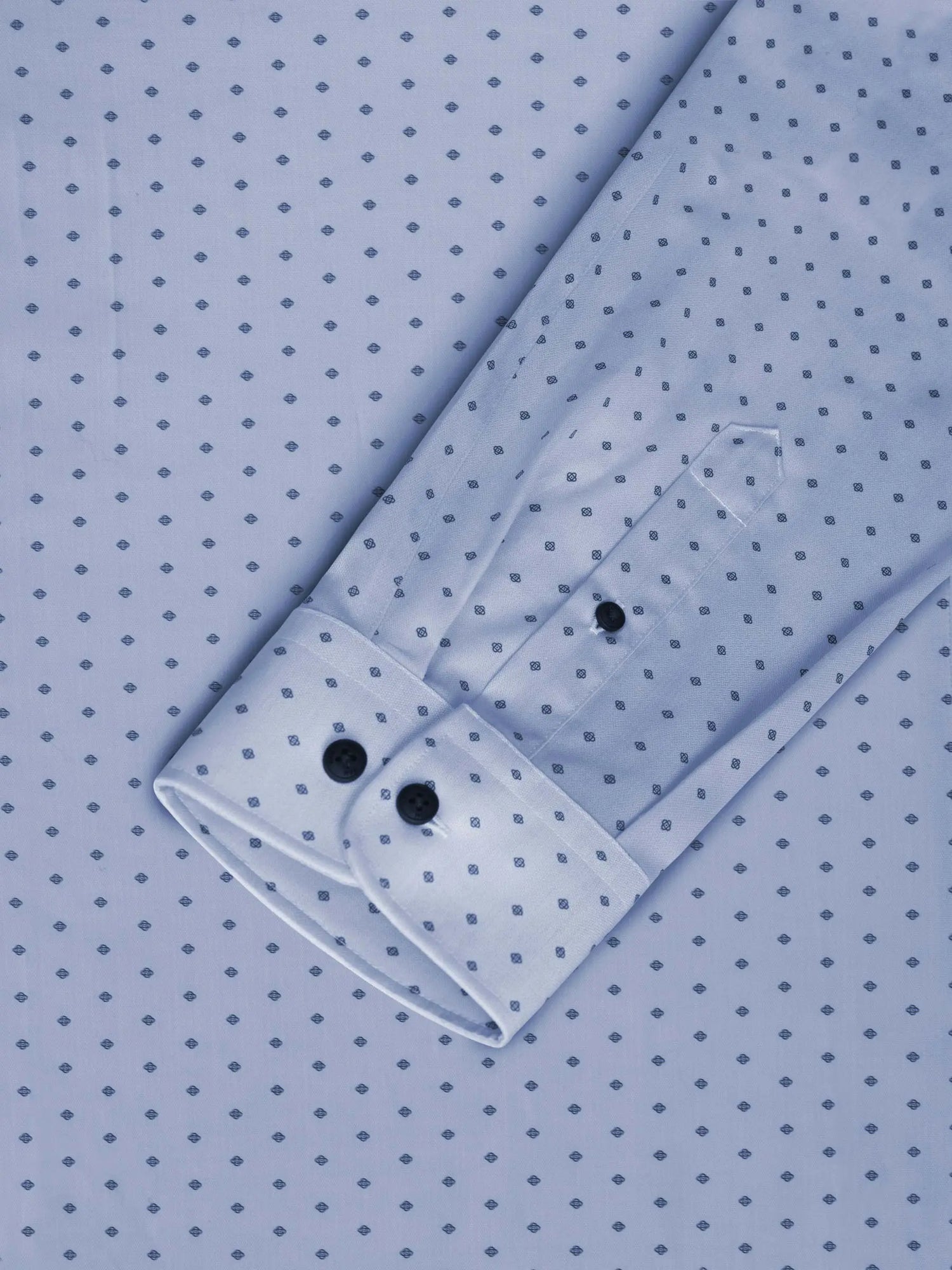 Emiliano Slim Fit Blue Long Sleeve Shirt 6XL