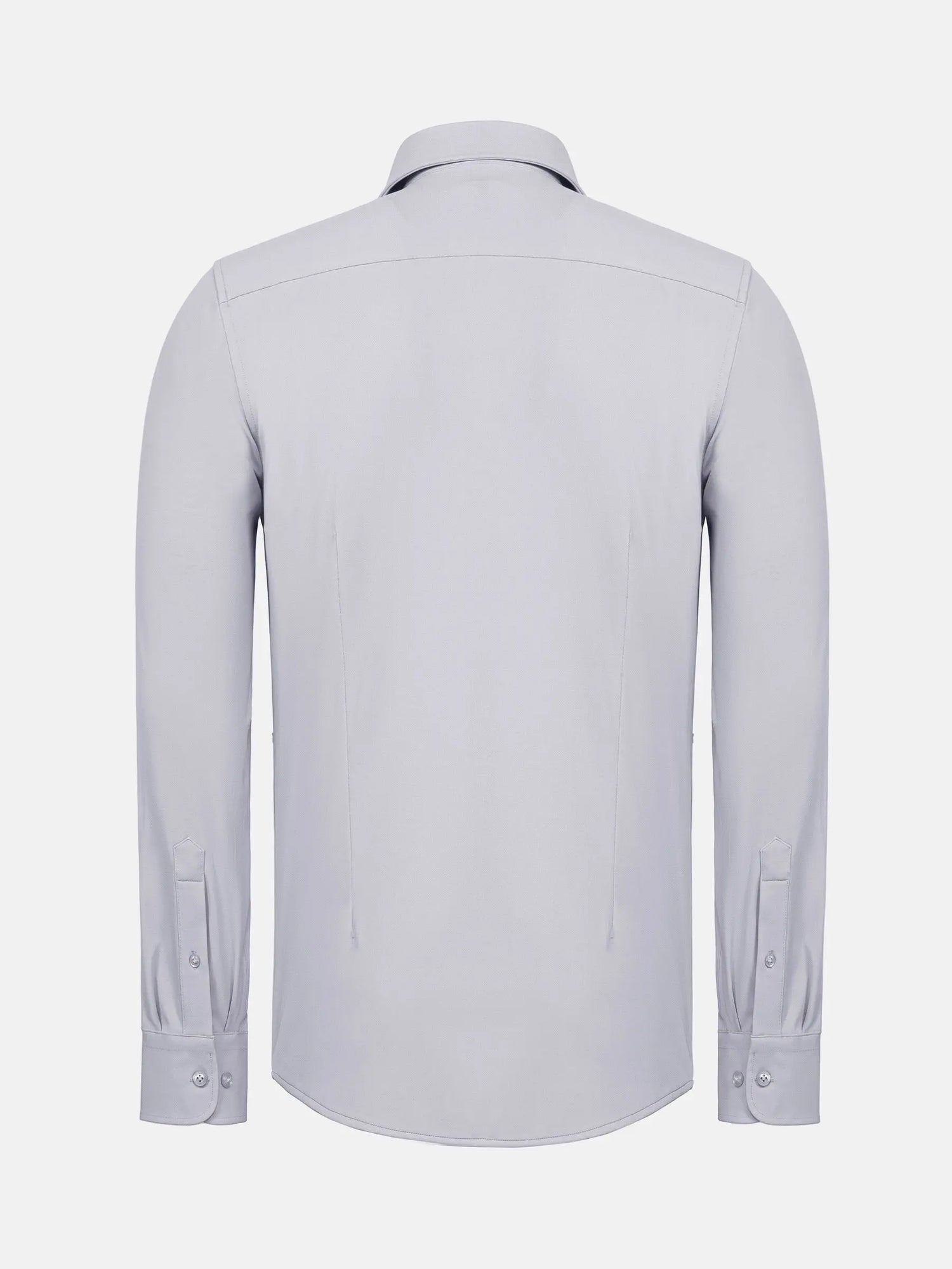 Stefano Light Grey Non Iron Business Shirt 6XL