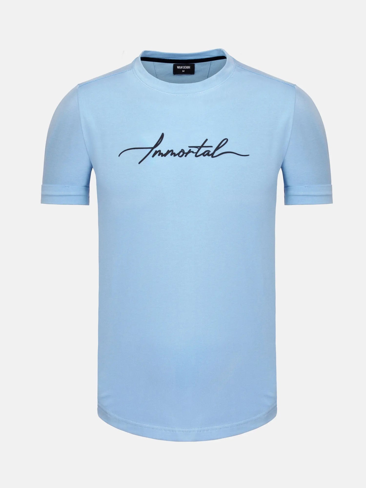 Khaza Slim Fit Blue T-Shirt 6XL