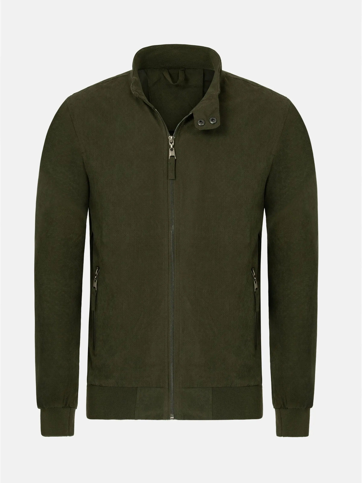 Parker Crew Neck Green Summer Jacket 6XL