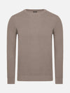 Larry Beige Cotton Pullover 6XL