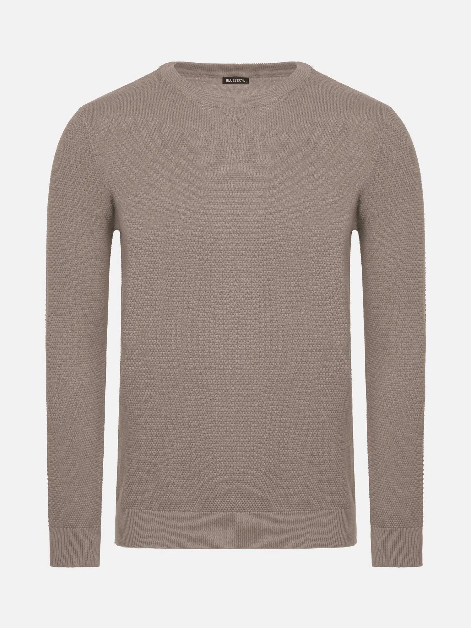 Larry Beige Cotton Pullover 6XL