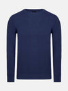 Larry Navy Cotton Pullover 6XL