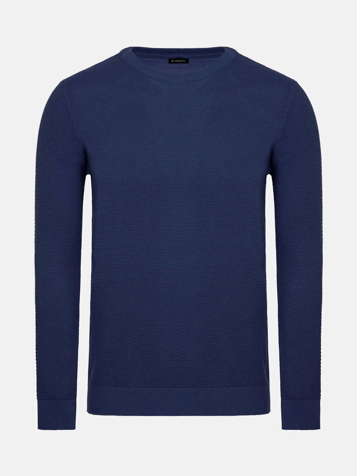 Larry Navy Cotton Pullover 6XL