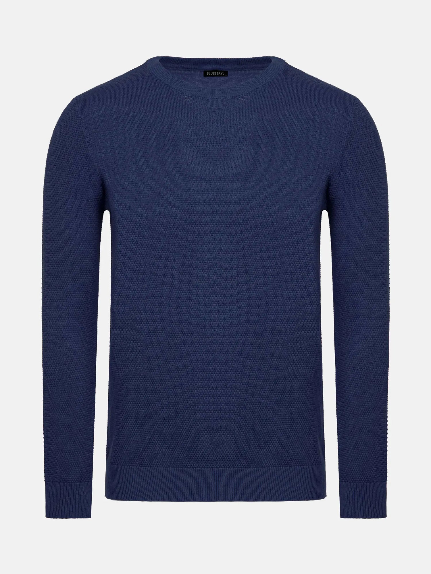 Larry Navy Cotton Pullover 6XL