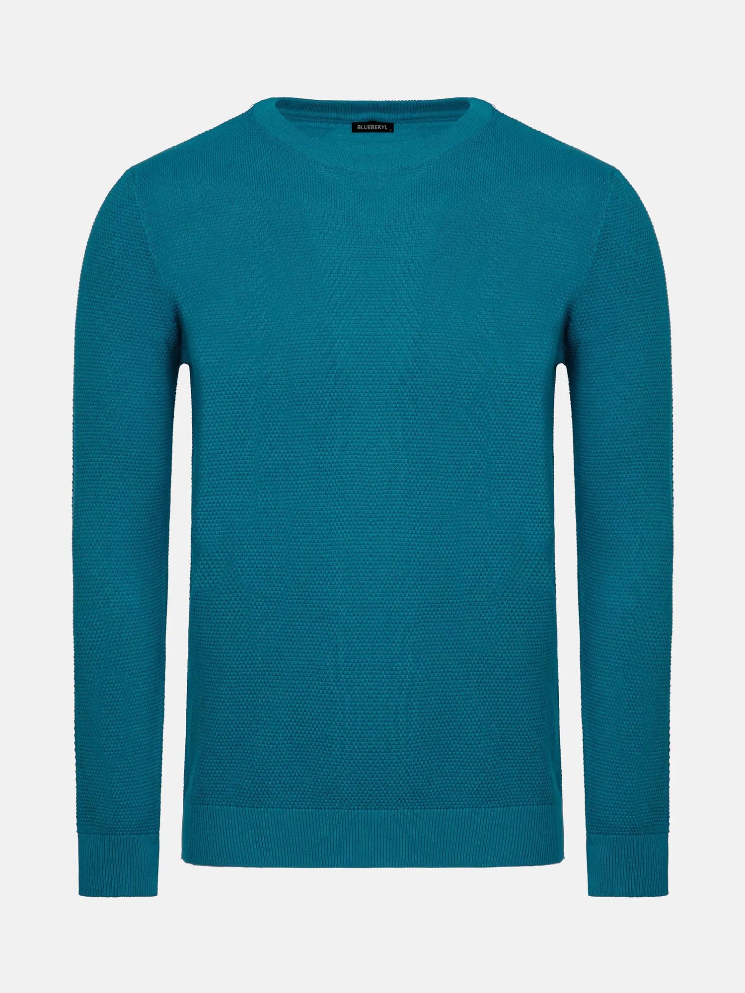 Larry Petrol Cotton Pullover 6XL