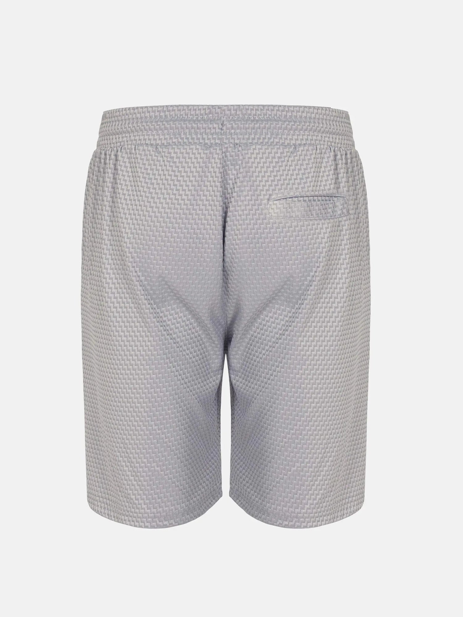 Alonzo Light Grey Hoodie Shorts Set 6XL