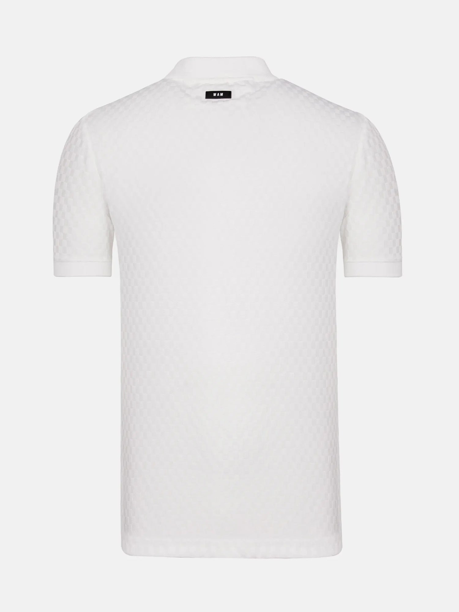 Gonzsles Off White Zipper Polo 6XL