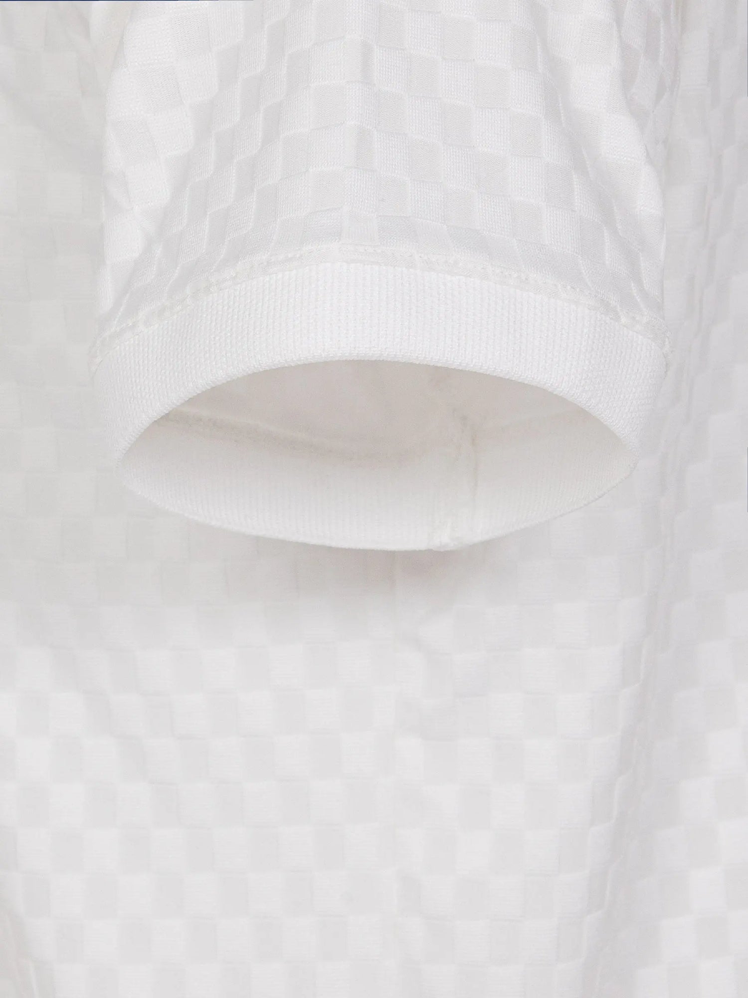 Gonzsles Off White Zipper Polo 6XL