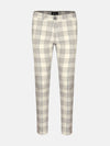 Moura Plaid Striped Beige Pant 3XL