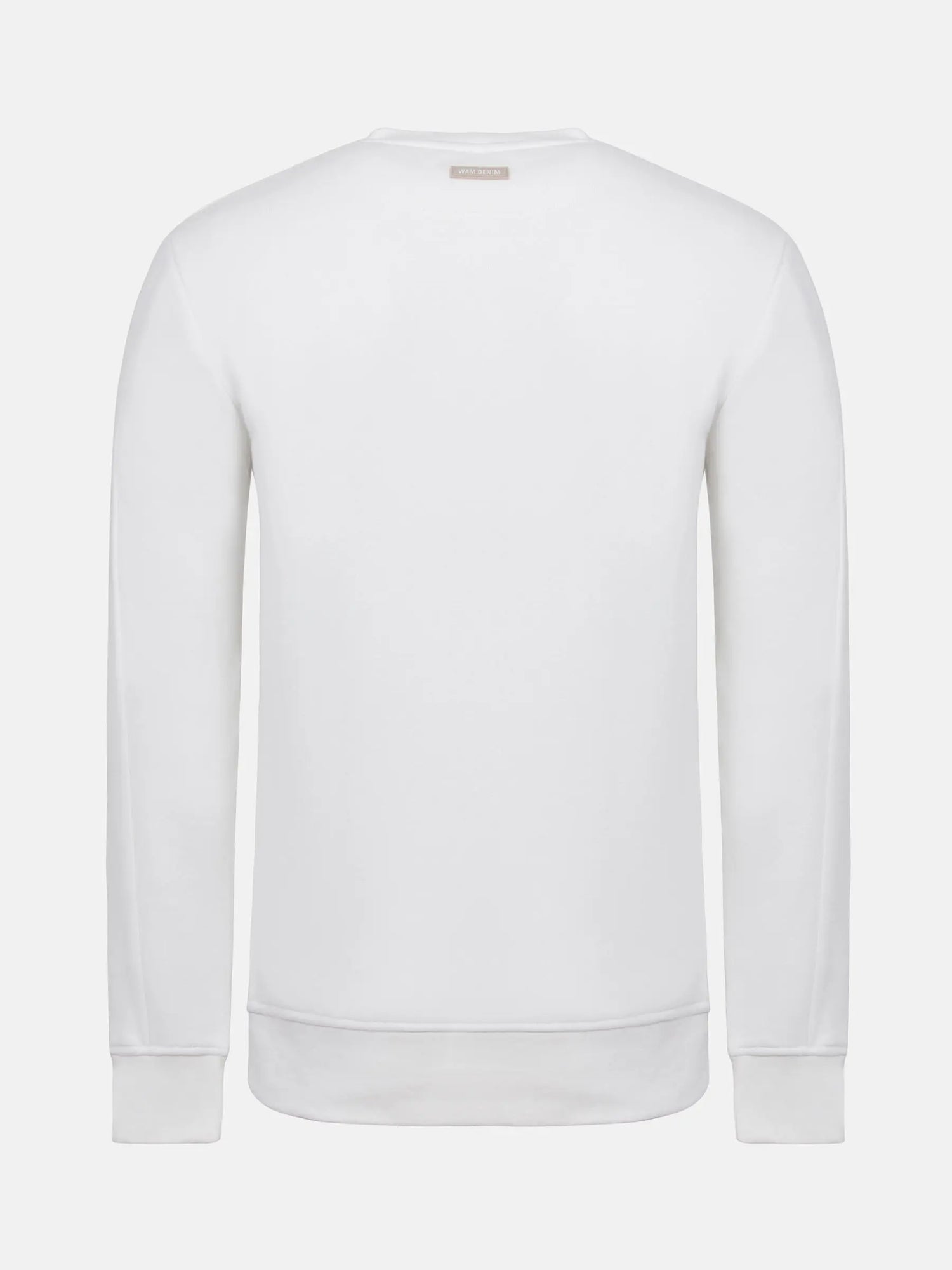 Ahmir White Crew Neck Sweater 6XL