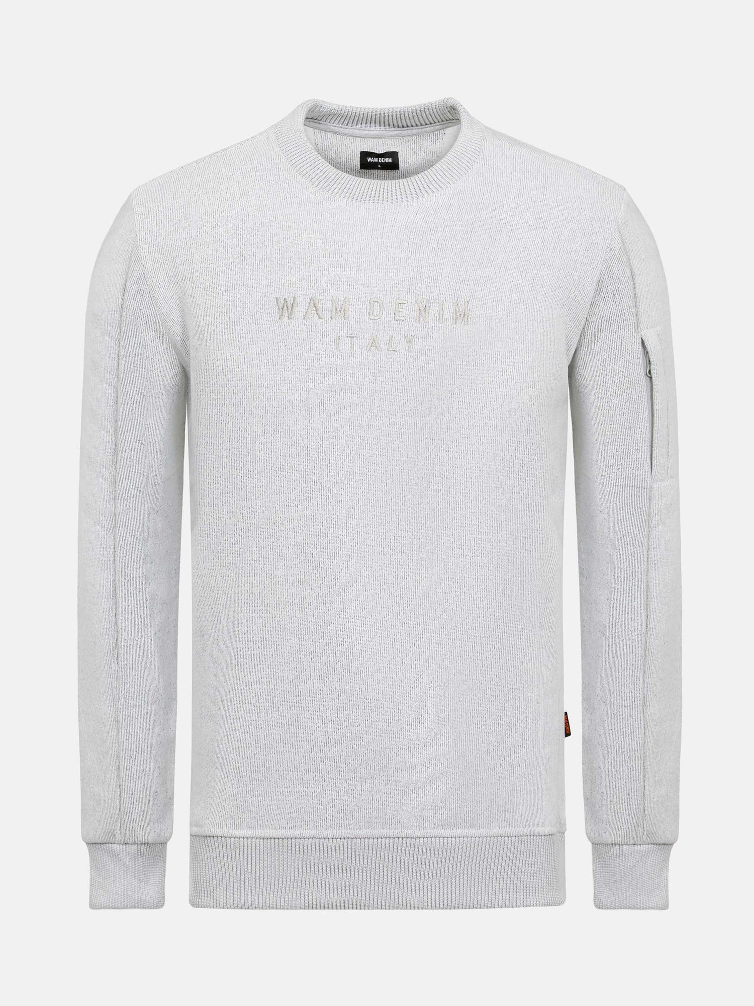 Dane Crew Neck Light Grey Sweater 6XL