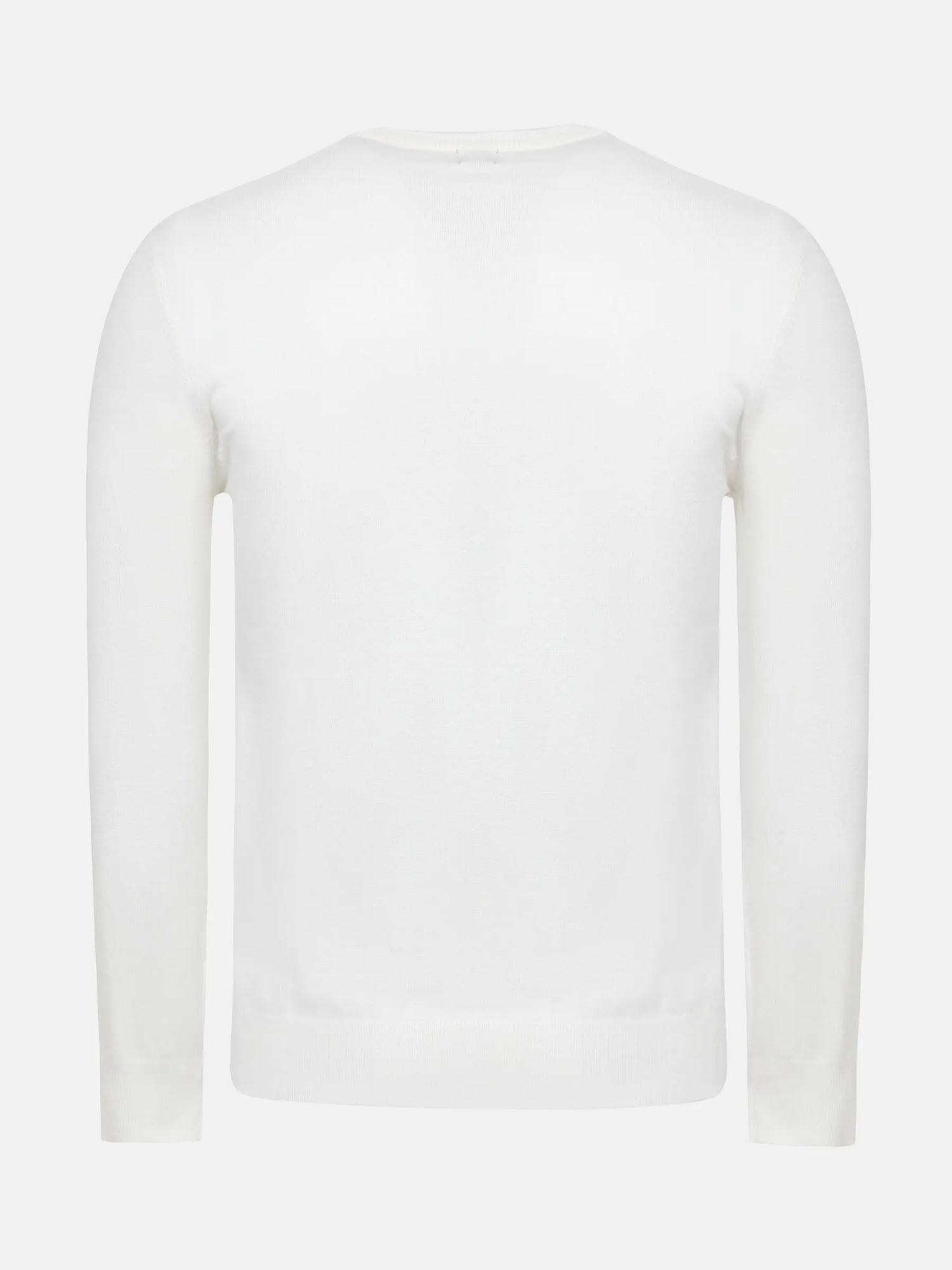 Ruth Crew Neck Off White Pullover 6XL