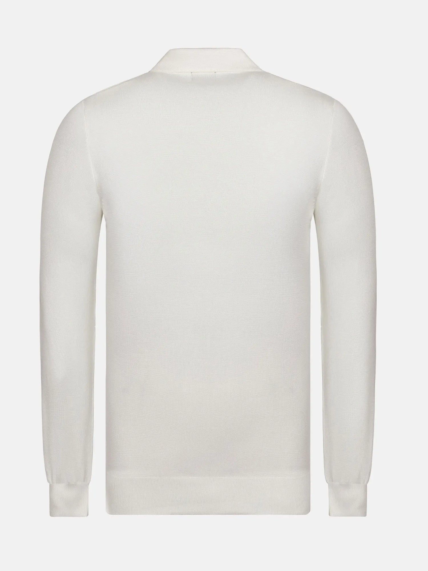 Raglan Half Zip Closer White Pullover 6XL