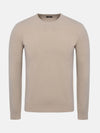 Cassian Crew Neck Beige Sweater 6XL