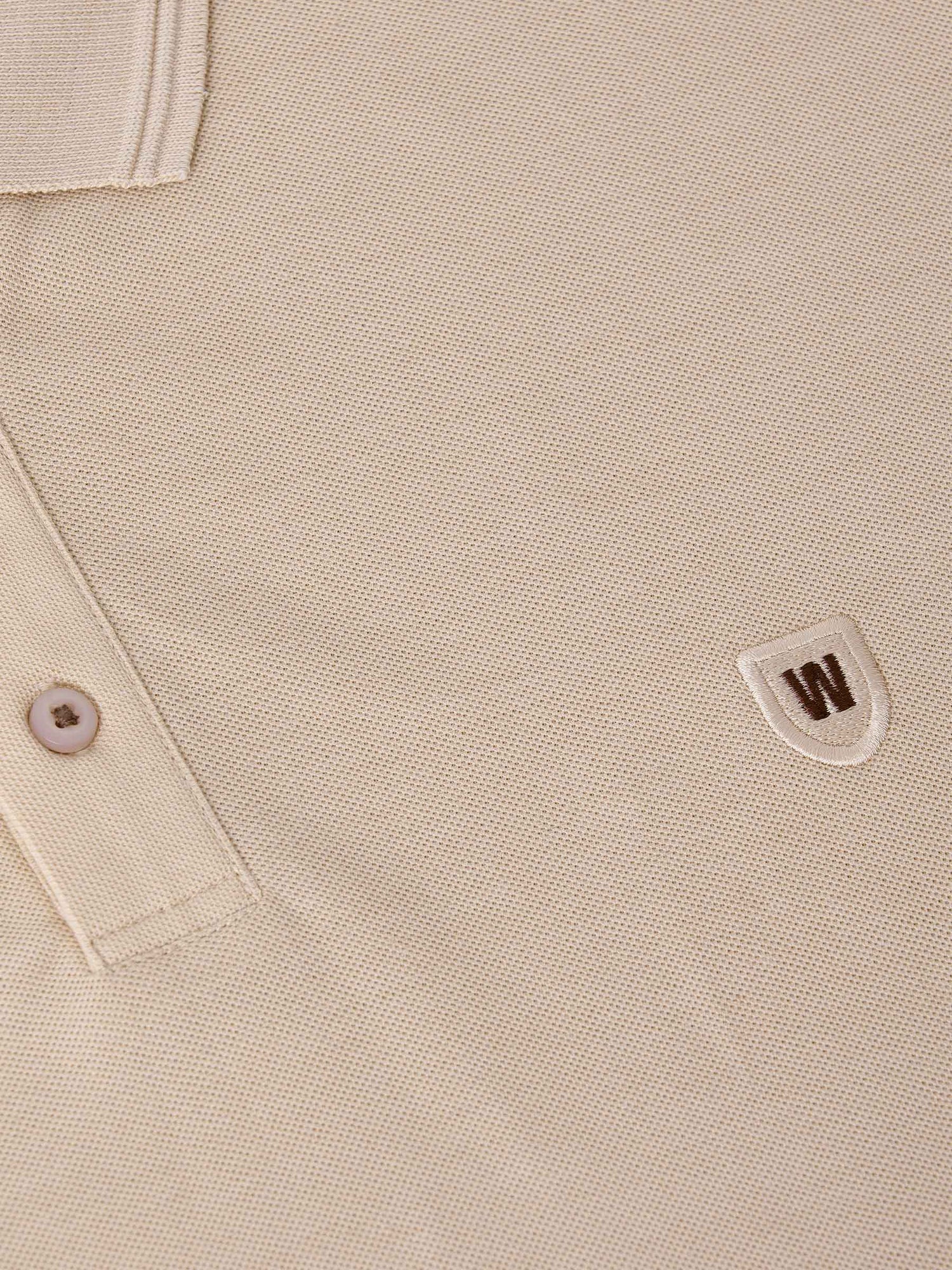 The Ameer Light Beige Polo Wam Denim