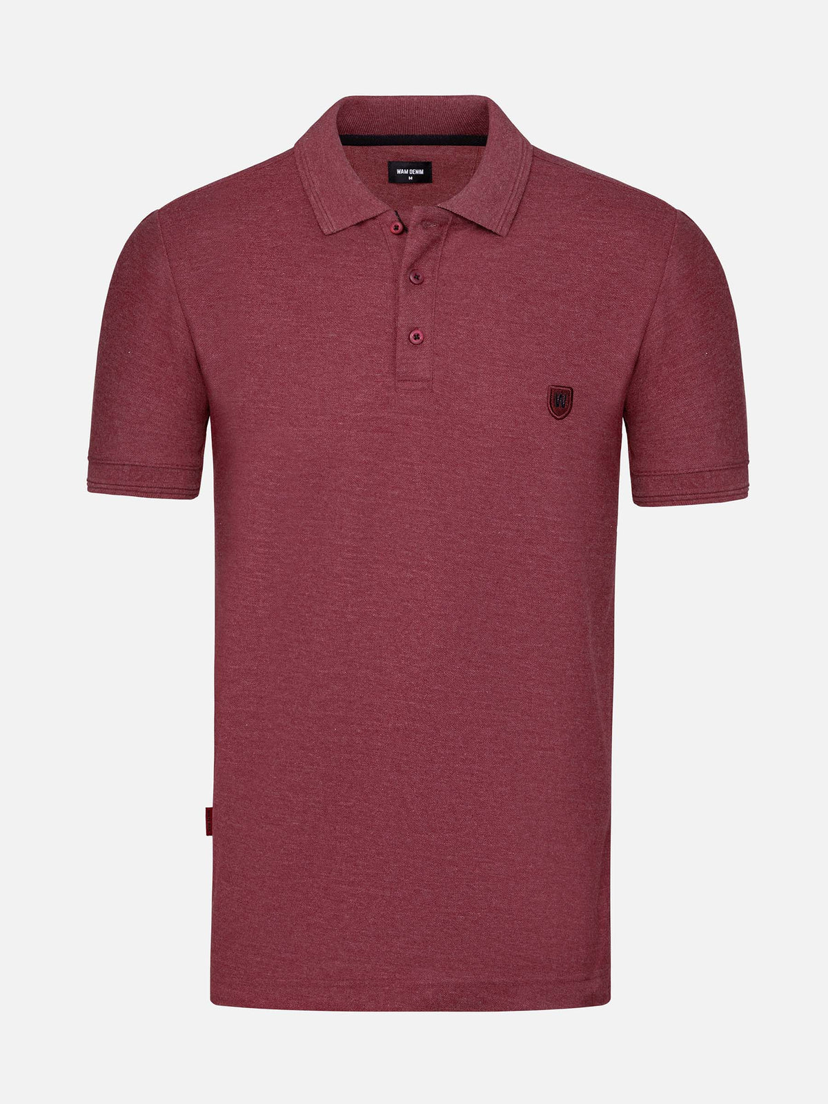 The Ameer Dark Red Polo Wam Denim