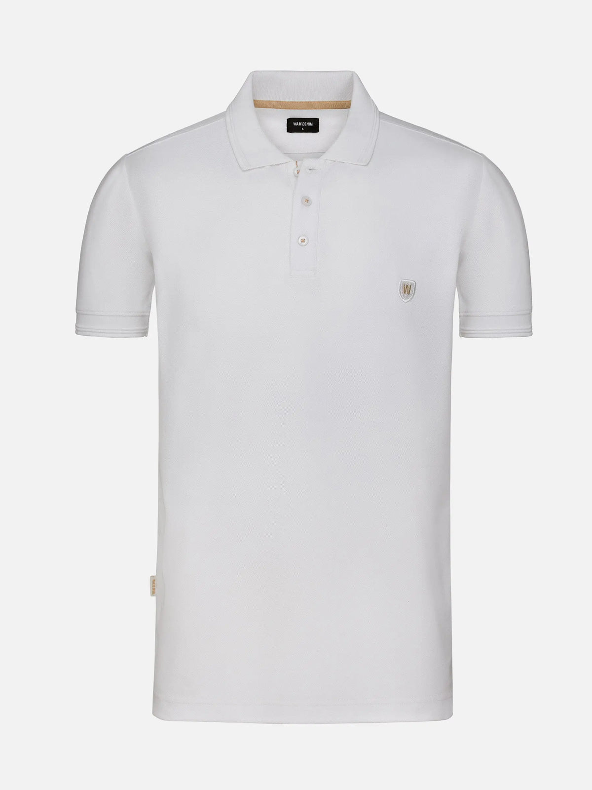 The Ameer White Polo Wam Denim