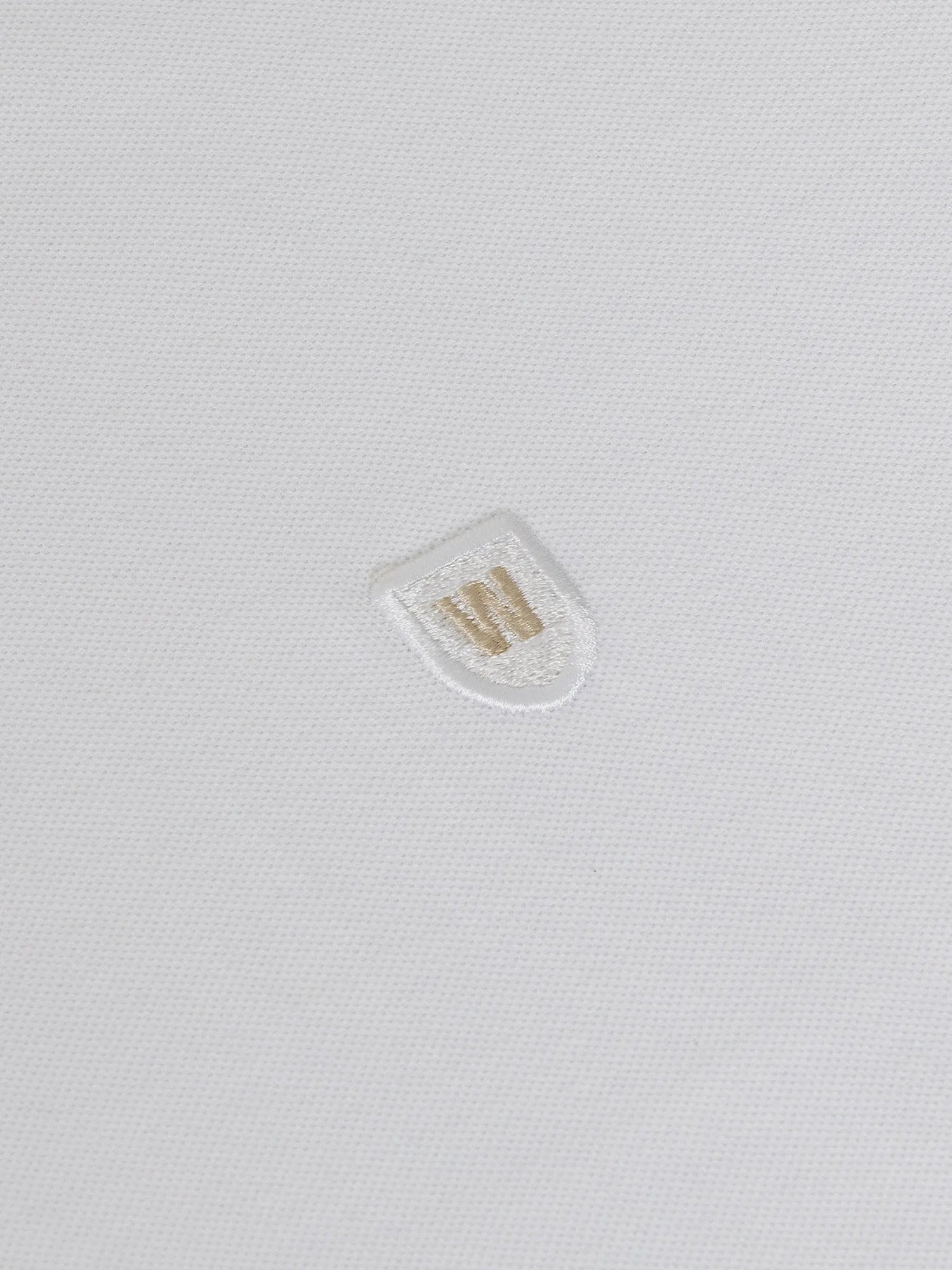 The Ameer White Polo Wam Denim