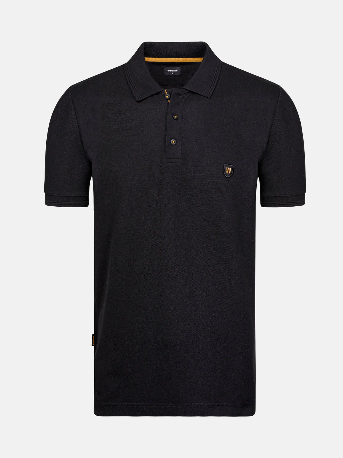 The Ameer Black Polo Wam Denim