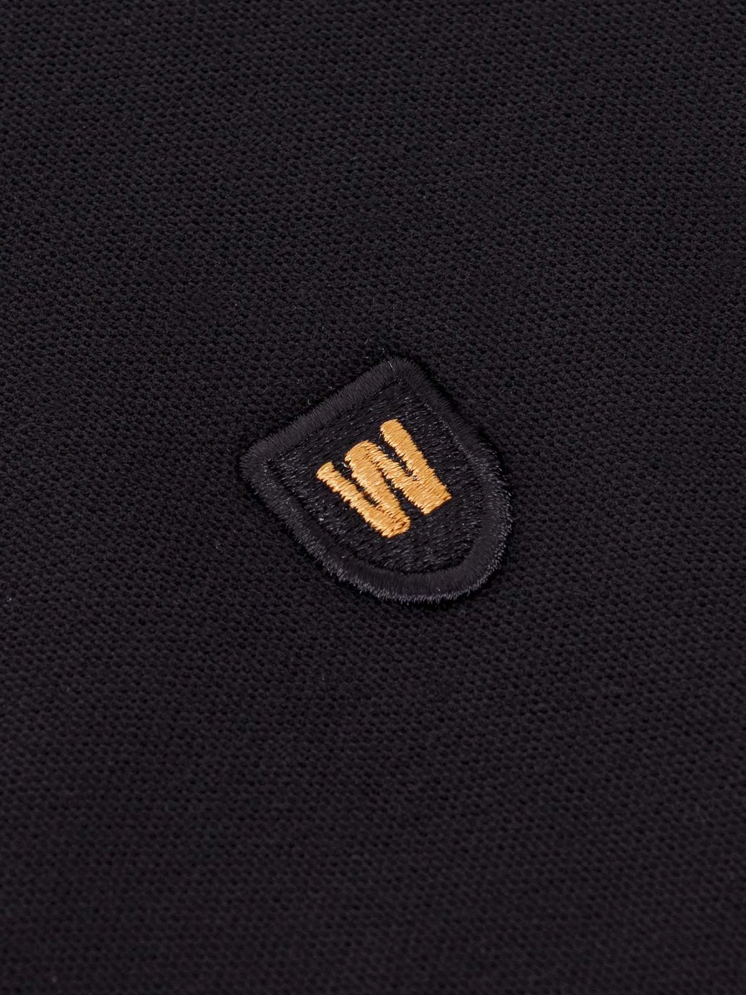 The Ameer Black Polo Wam Denim