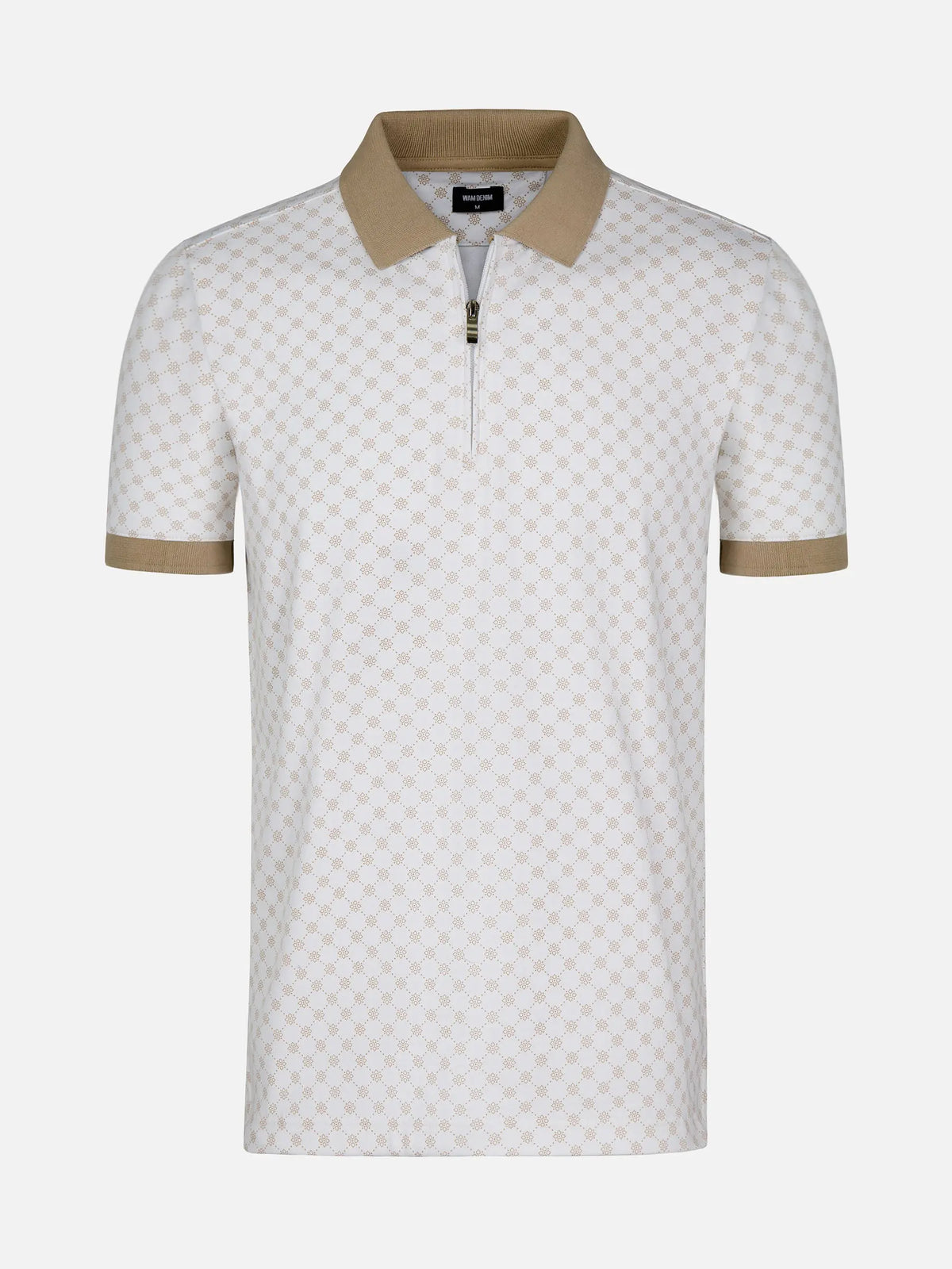 The Damir Beige White Polo Wam Denim