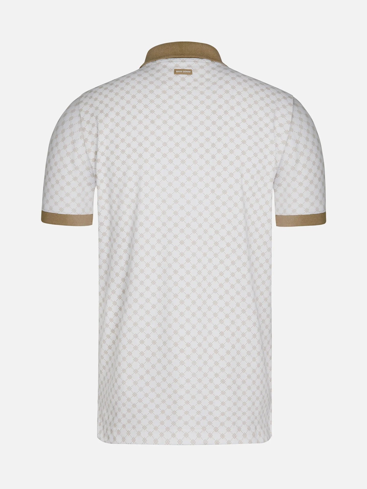 The Damir Beige White Polo Wam Denim