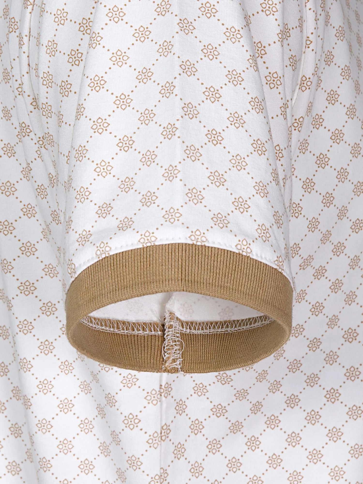 The Damir Beige White Polo Wam Denim