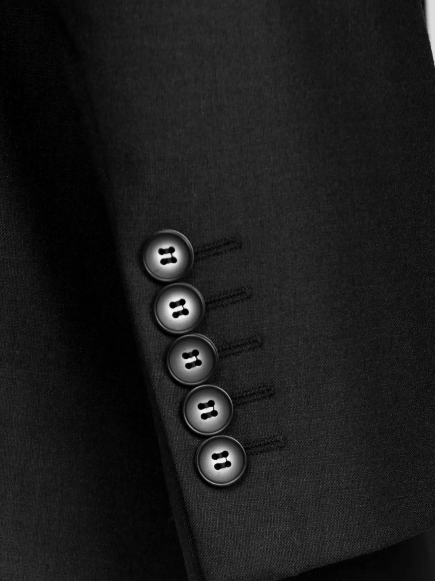 The Clarkson Black Suit Colbert Wam Denim