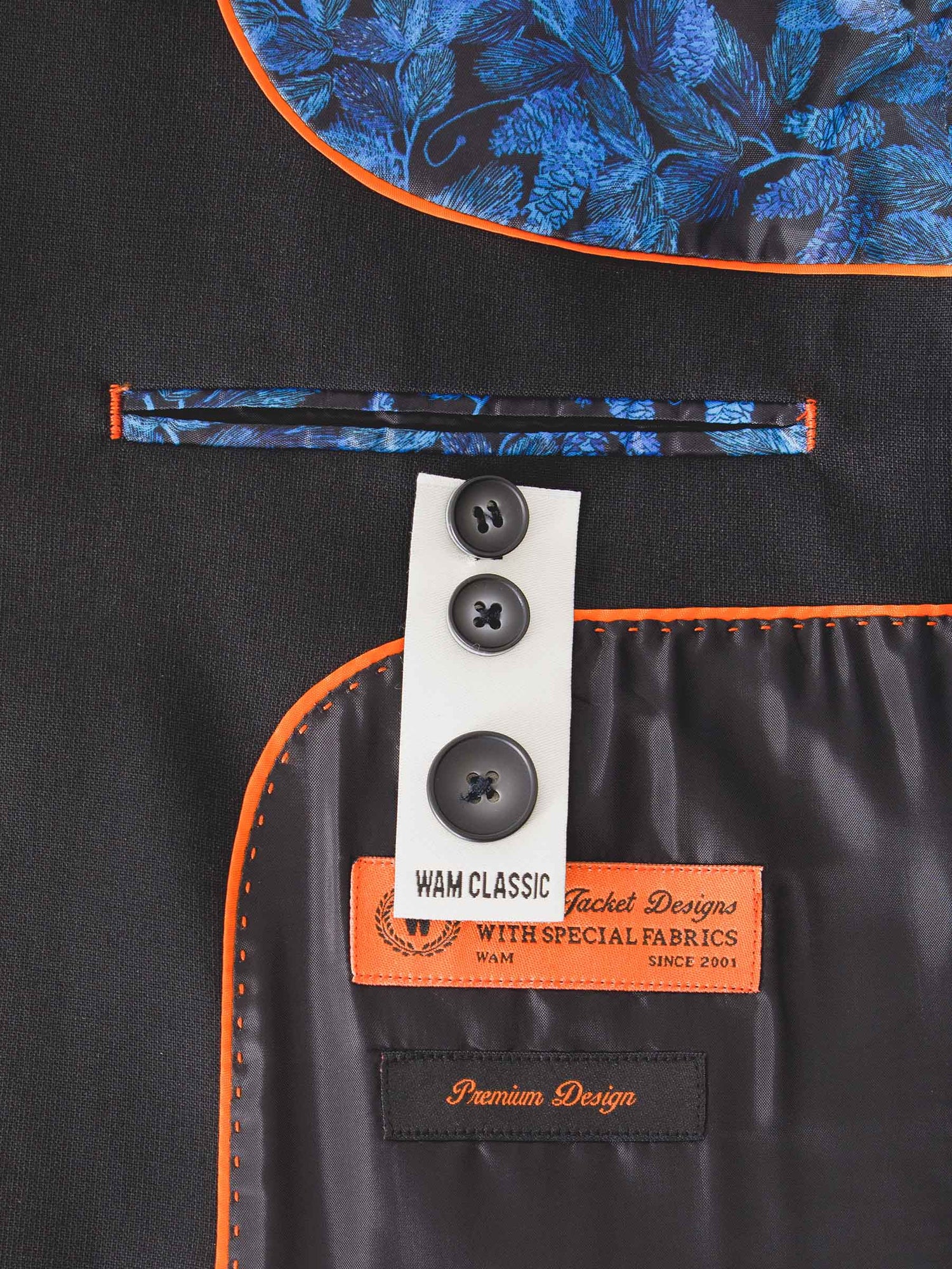 The Clarkson Black Suit Colbert Wam Denim