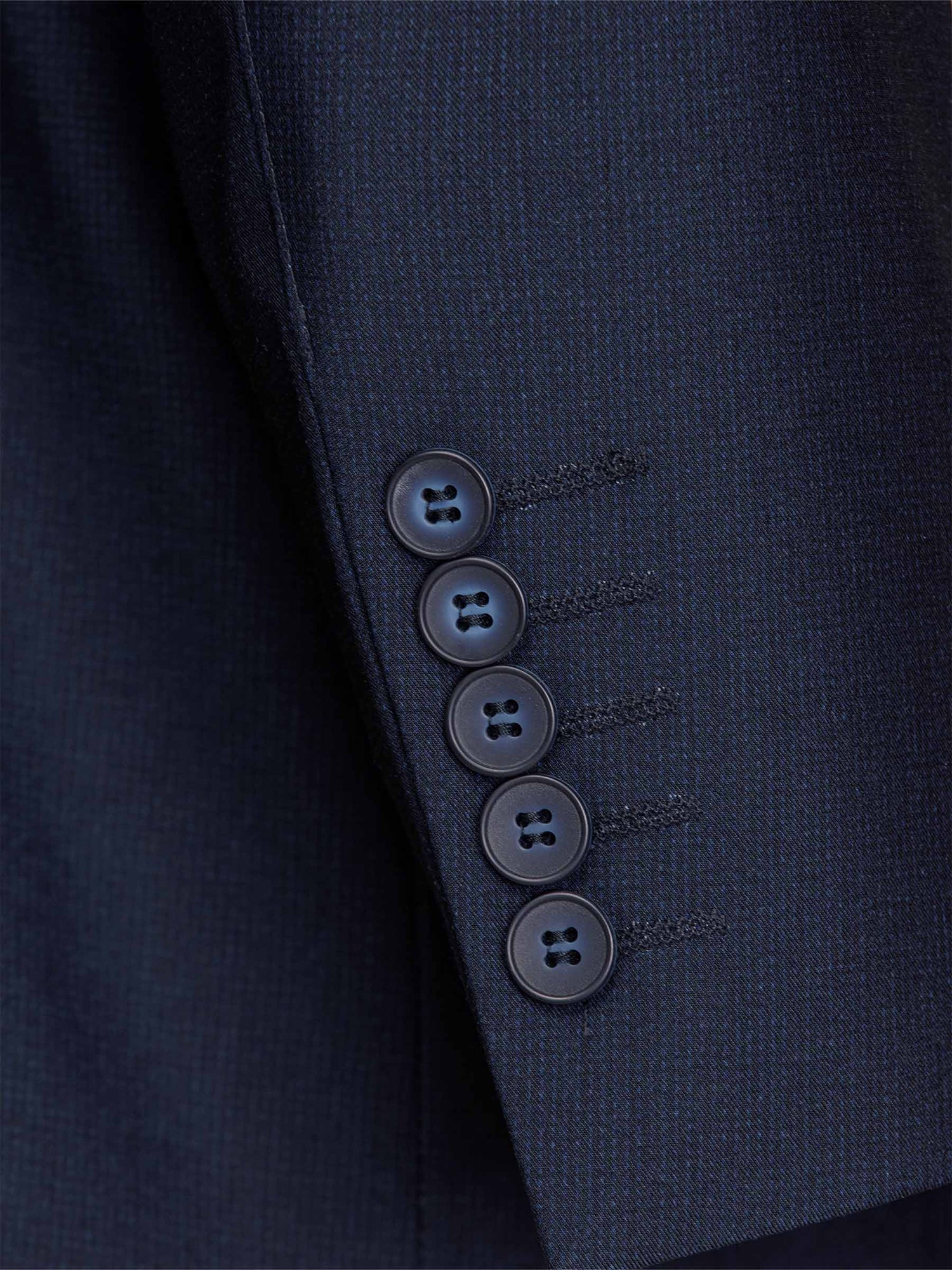 The Clarkson Navy Suit Colbert Wam Denim